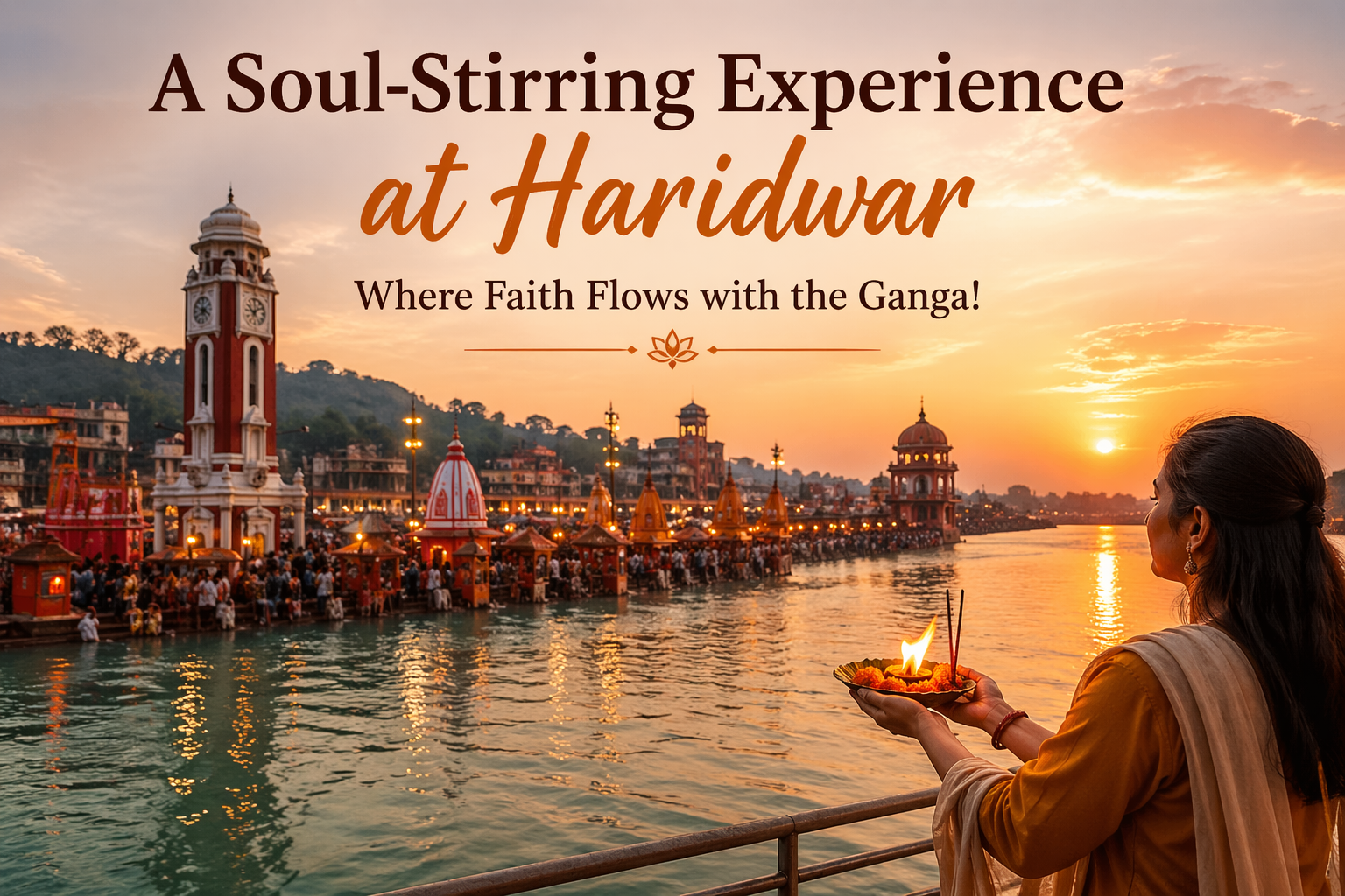 A Soul Stirring Experience at Haridwar : Where Faith Flows with the Ganga!