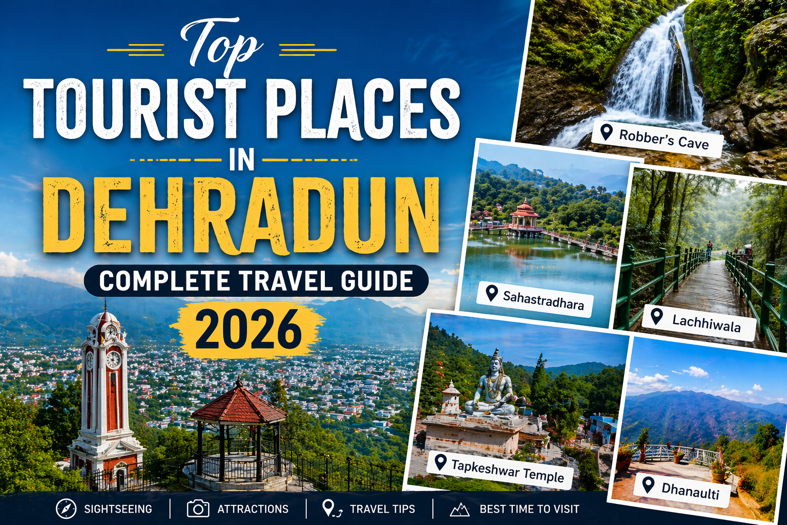 Top Tourist Places in Dehradun Complete Travel Guide 2026